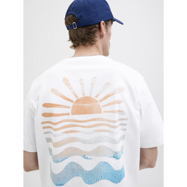 Jack & Jones jorcanggu summer picture tee ss cn 12277229 bright white 05011.100.0230 large