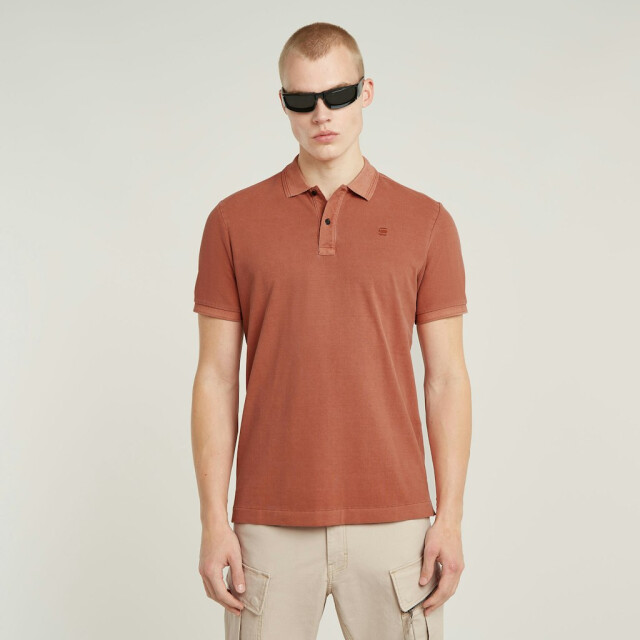 G-Star dunda overdyed slim polo d11595-d756 h034 etruscan re 05311.620.0003 large