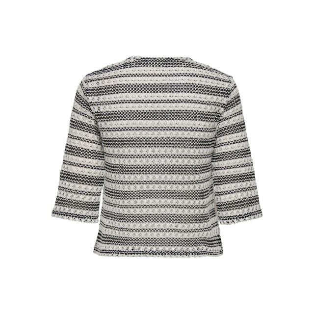 Jacqueline de Yong elly s/s stripe top jrs 15351676 cloud dancer 06011.198.0152 large