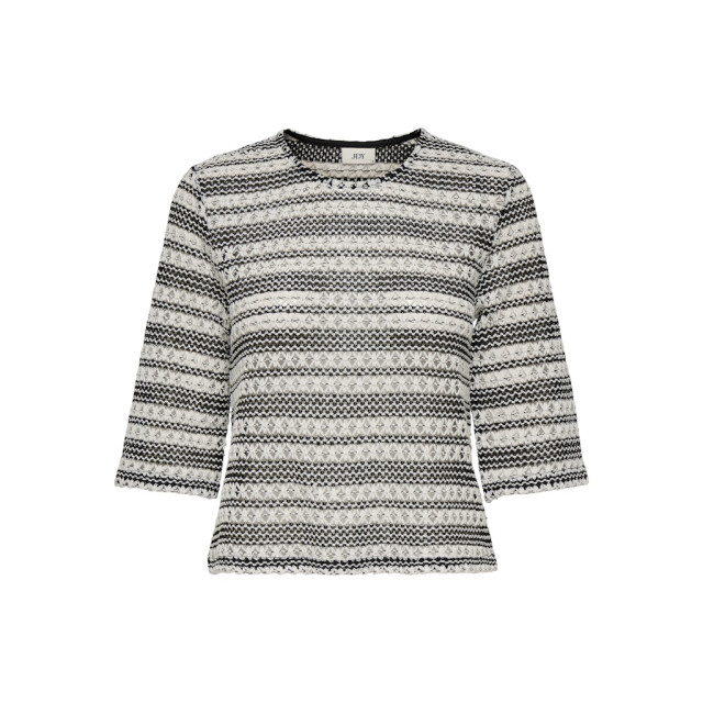 Jacqueline de Yong elly s/s stripe top jrs 15351676 cloud dancer 06011.198.0152 large