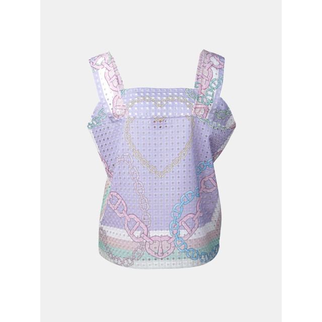 Mucho Gusto ® top pompeï ketting hart blauw elegantie MUCHO GUSTO® Top Pompeï Ketting Hart Blauw Elegantie large