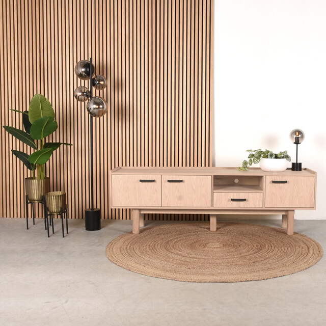 Label51 Tv-meubel cali 190cm naturel eiken 3183565 large