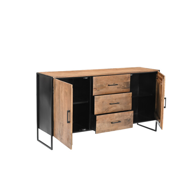 Livingfurn dressoir elin 150cm , zwart 3186025 large