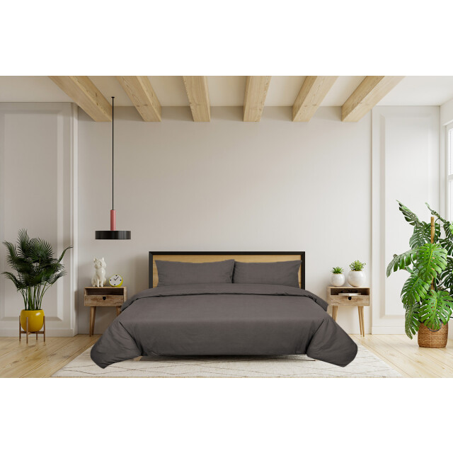 DoubleDry Dekbedovertrek 100% natuurlijk katoen lits jumeaux 240x200/220 cm + 2825911 large