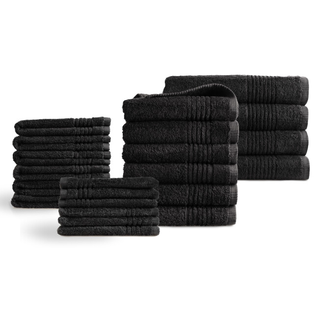 Phlox Handdoeken 22 delig set supreme oeko-tex made in green 600 g/m2 zacht 2925773 large