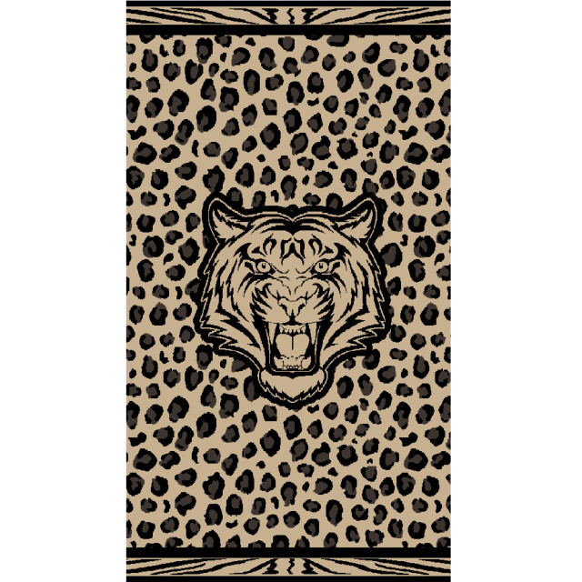 Phlox Strandlaken 100% katoen 1 zijde velour 90x160 tiger 2904468 large