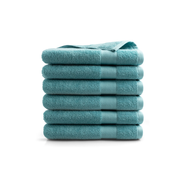 DoubleDry Handdoeken set 70 x 140 cm 6 stuks 100% zacht katoen 500 g/m2 6x 2825651 large