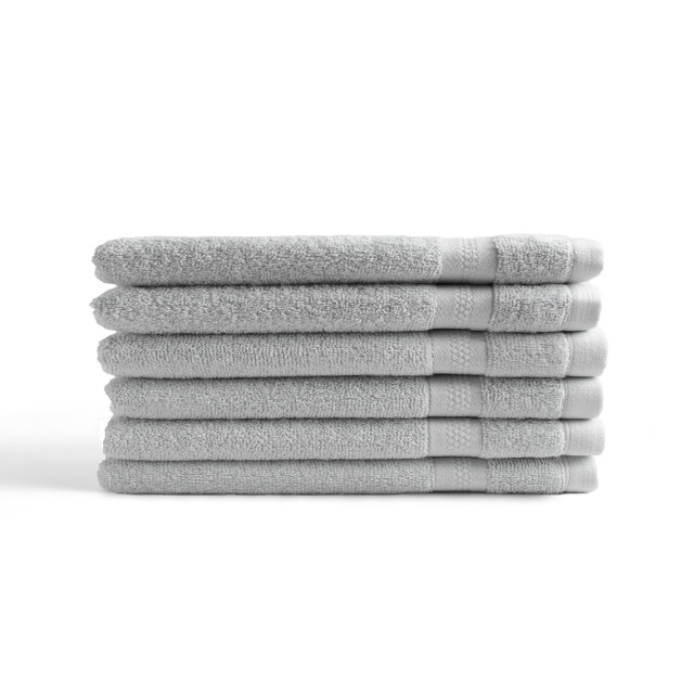 DoubleDry Washandjes hotel collectie 6 stuks 16x21 licht 2828213 large