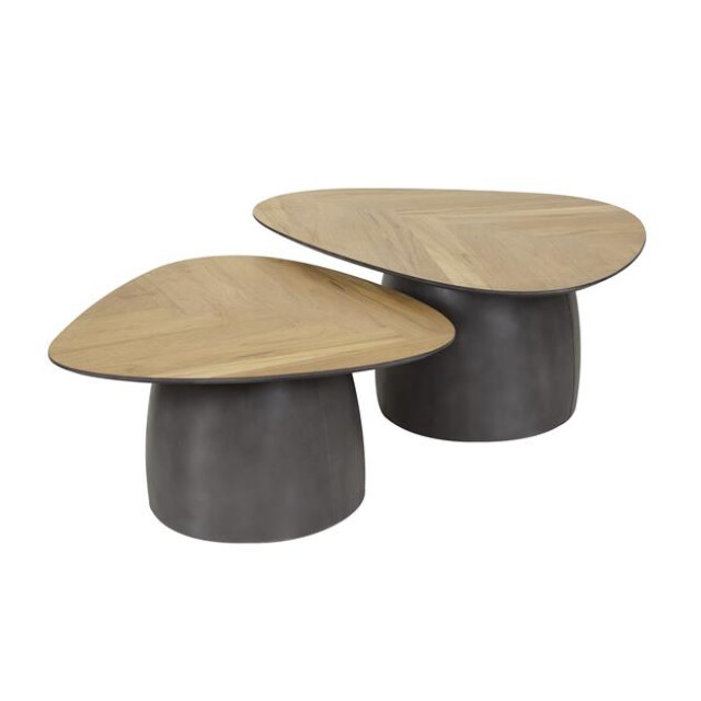 Hoyz salontafel infinite gerecycled teakhout set van 2 3183966 large
