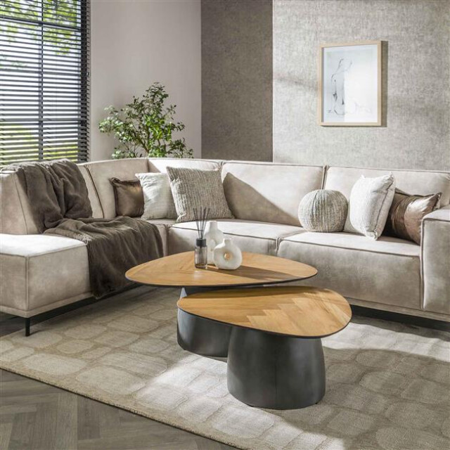 Hoyz salontafel infinite gerecycled teakhout set van 2 3183966 large