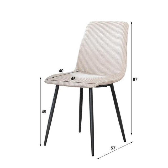 Hoyz stoel rib rock gebroken set van 4 3183986 large