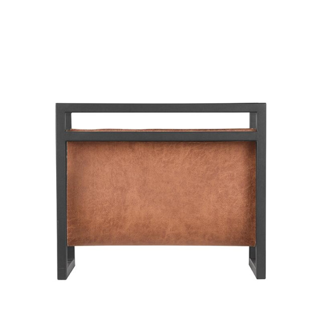 Label51 Wanddecoratie magazinehouder cognac leder 3183248 large