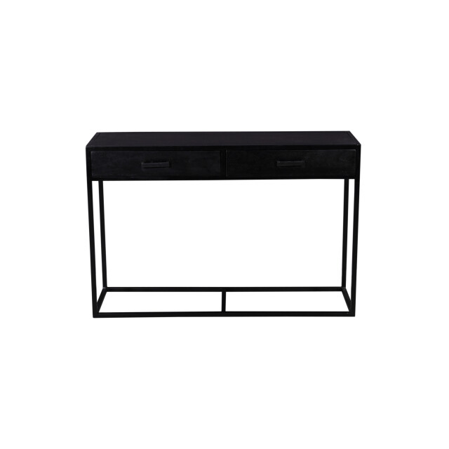 Livingfurn wandtafel kala 120x80x35 cm mangohout / gecoat staal 3183487 large