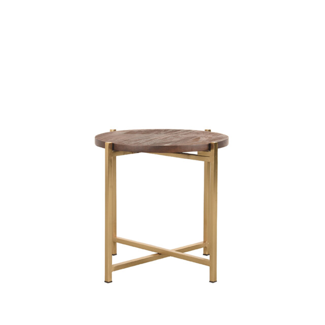 Label51 Bijzettafel dox 40x40x40cm espresso mangohout 3183507 large