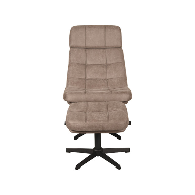Label51 Fauteuil alvar - micro suede incl. hocker 57x53x83 cm 3183687 large