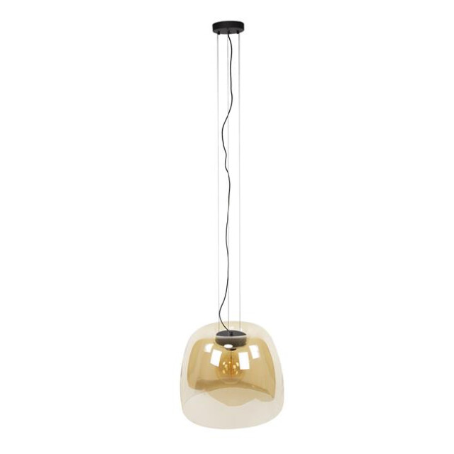 Hoyz hanglamp 1l drift xl glass amber color glas 3186147 large