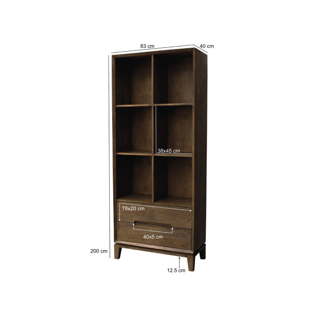Livingfurn boekenkast cortez 83 cm - 3186066 large