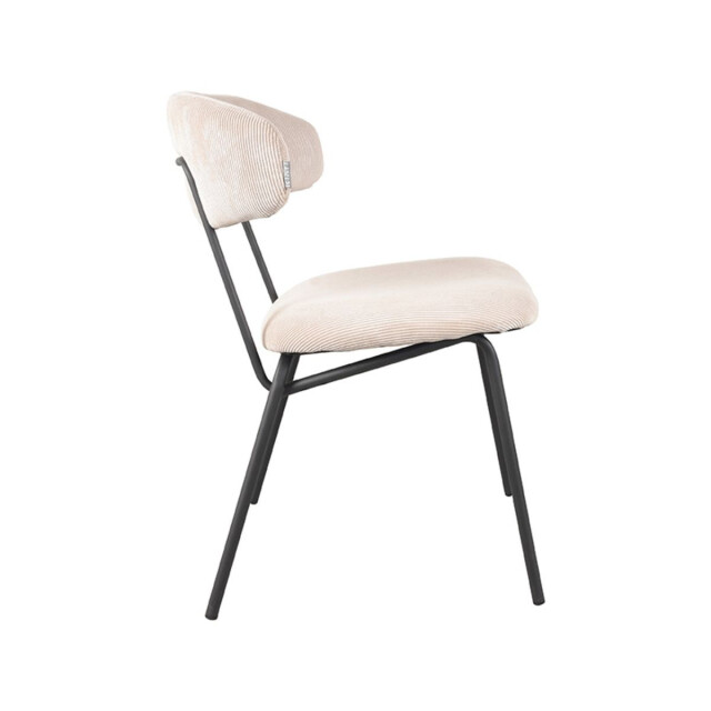 Label51 Eetkamerstoel zack naturel ribcord set van 2 3183408 large