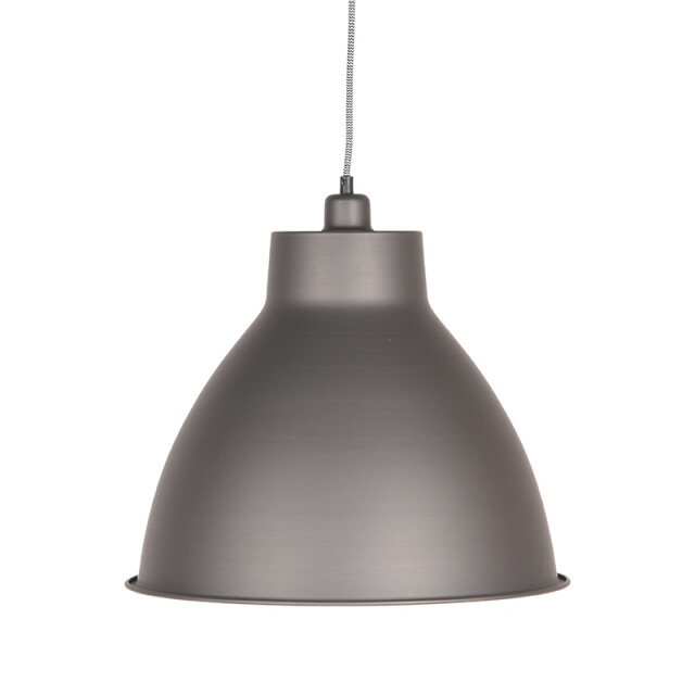 Label51 Hanglamp dome metallic grey metaal 3183168 large