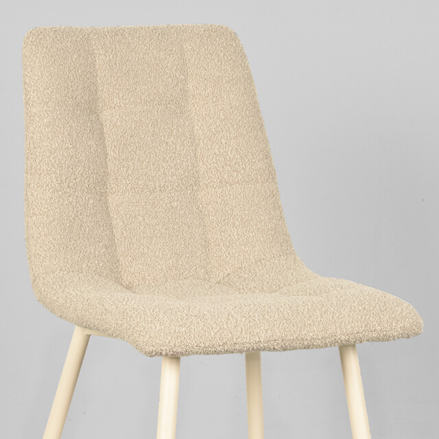 Label51 Eetkamerstoel nino 54x45x89 cm naturel stof set van 2 3183543 large