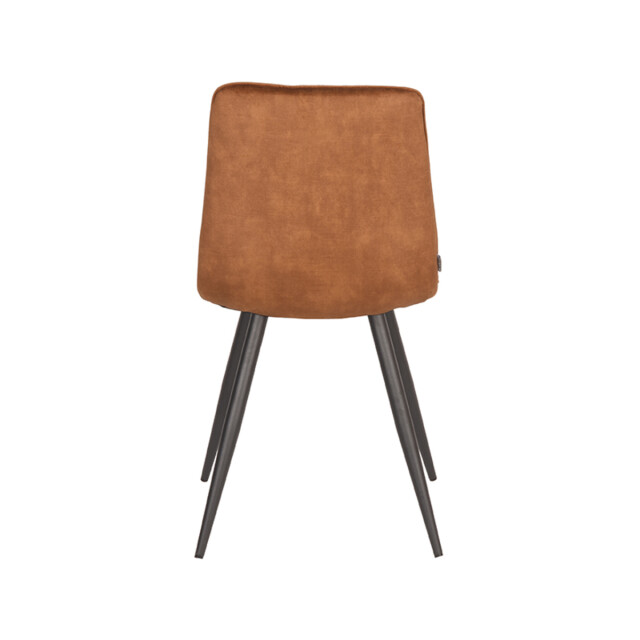 Label51 Eetkamerstoel jelt oker velours set van 2 3183308 large