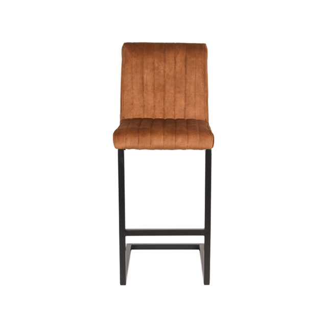 Label51 Barkruk milo oker velours set van 2 3183301 large