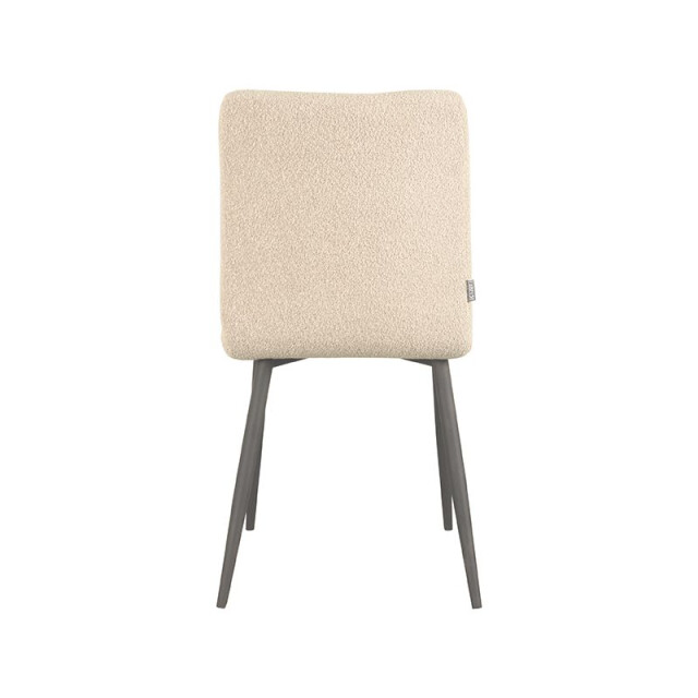 Label51 Eetkamerstoel sam 57x45x86 cm zand stof set van 2 3183541 large