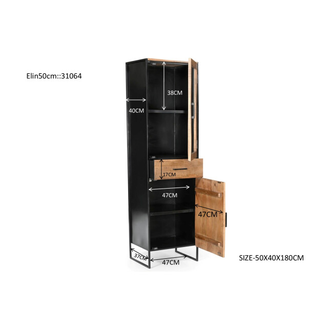 Livingfurn kabinetkast elin 180cm - 3186020 large