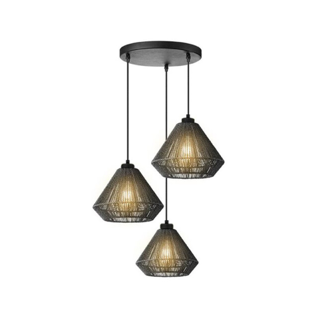 Label51 hanglamp ibiza diamond 3-lichts 30x30x150cm - 3187621 large