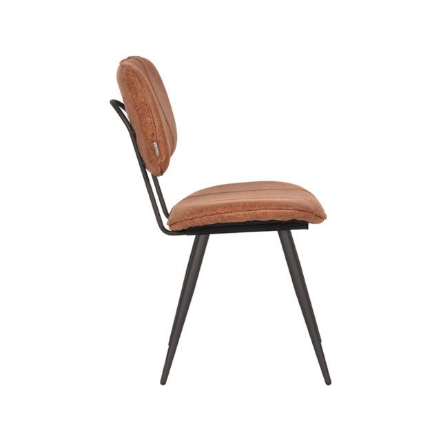 Label51 Eetkamerstoel fos cognac leder set van 2 3183241 large