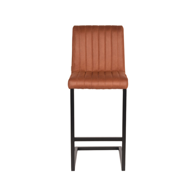 Label51 Barkruk milo cognac microfiber set van 2 3183300 large