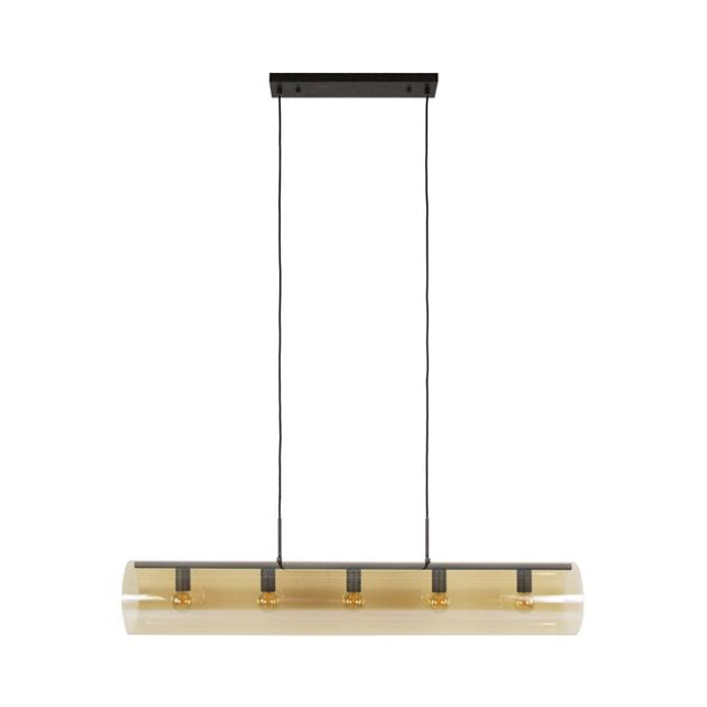 Hoyz hanglamp 5l tube amber glas artic 3184020 large