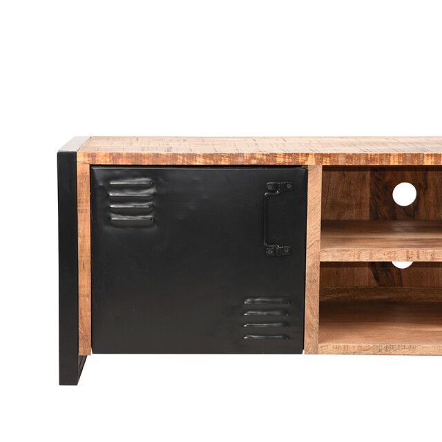 Label51 Tv-meubel brussels naturel mangohout 160 cm 3183179 large
