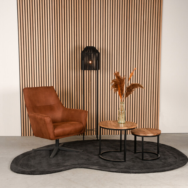 Label51 Vloerkleden mody antraciet synthetisch 160x230 cm 3183472 large