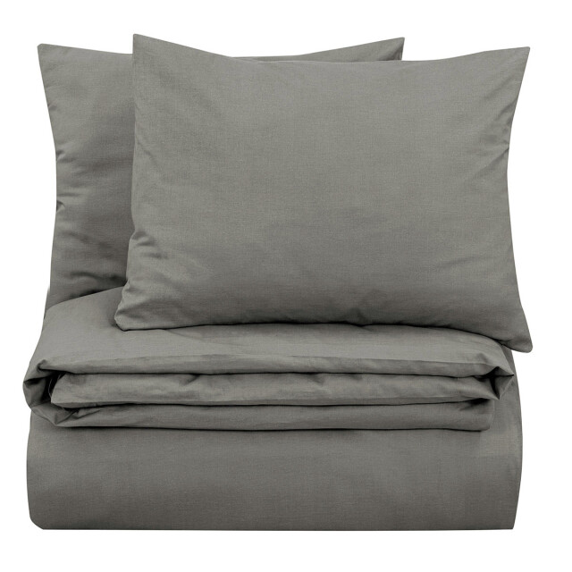 DoubleDry Dekbedovertrek 100% natuurlijk katoen lits jumeaux 240x200/220 cm + 3016625 large