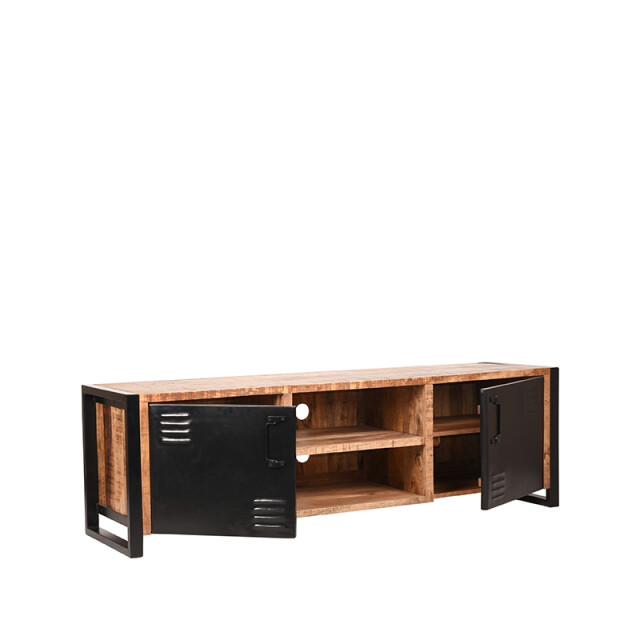 Label51 Tv-meubel brussels naturel mangohout 160 cm 3183179 large