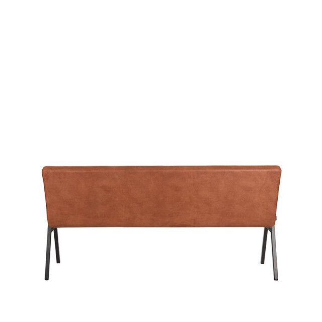 Label51 Eetkamerbank matz cognac microfiber 175 cm 3183219 large