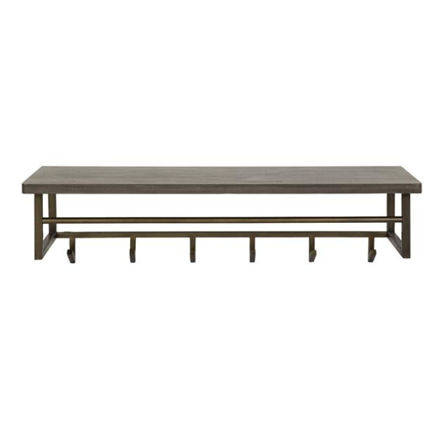 Hoyz kapstok ferro 6 haken hoedenplank brons antiek 3183978 large