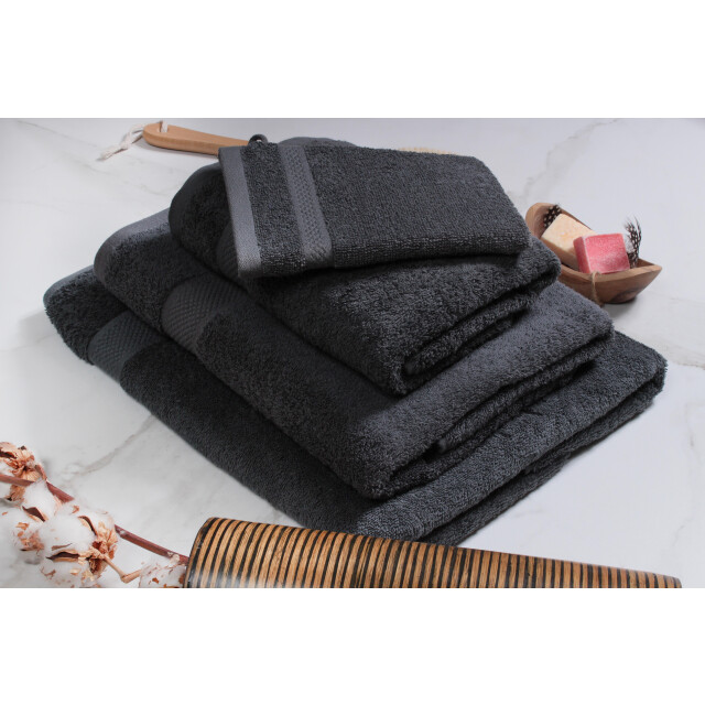 DoubleDry Handdoeken set 70 x 140 cm 6 stuks 100% zacht katoen 500 g/m2 6x 2825654 large