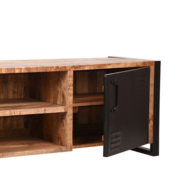 Label51 Tv-meubel brussels naturel mangohout 160 cm 3183179 large