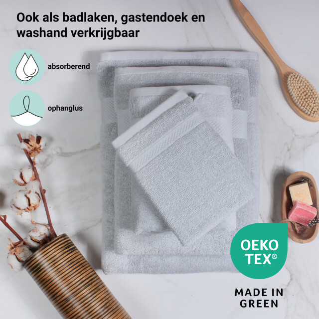 DoubleDry Hotel handdoeken 50 x 100 cm – set van 6 – 100% katoen 500 g/m2 – 2825964 large