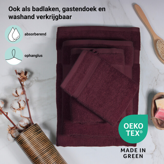 DoubleDry Hotel handdoeken 50 x 100 cm – set van 6 – 100% katoen 500 g/m2 – 3056303 large