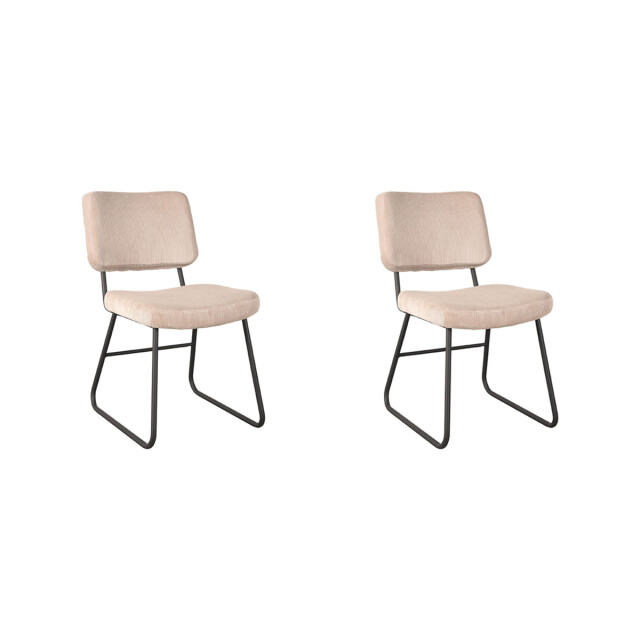 Label51 Eetkamerstoel noah naturel ribcord set van 2 3183397 large