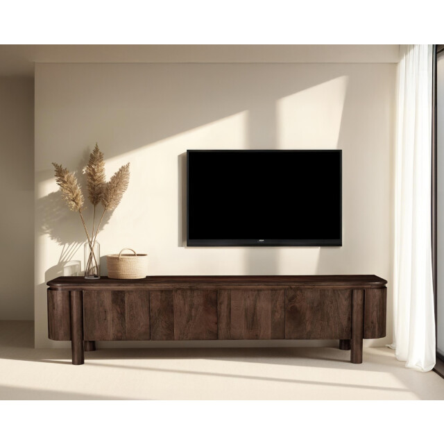 Livingfurn tv-meubel salano brown 210 cm - 3186057 large