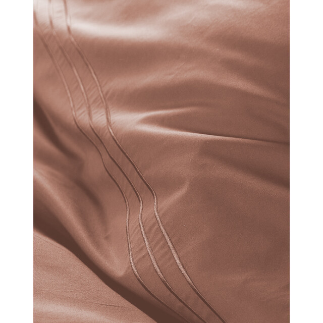 DoubleDry Luxe dekbedovertrek egyptisch percal katoen 140x200/220 brique 2827723 large