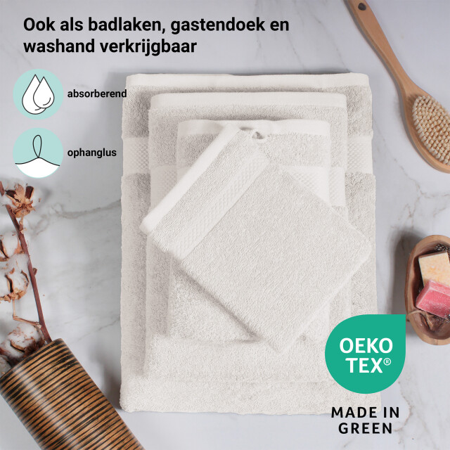 DoubleDry Hotel handdoeken 50 x 100 cm – set van 6 – 100% katoen 500 g/m2 – 2825963 large
