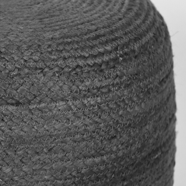 Label51 Poef jute antraciet jute 50 cm 3183298 large