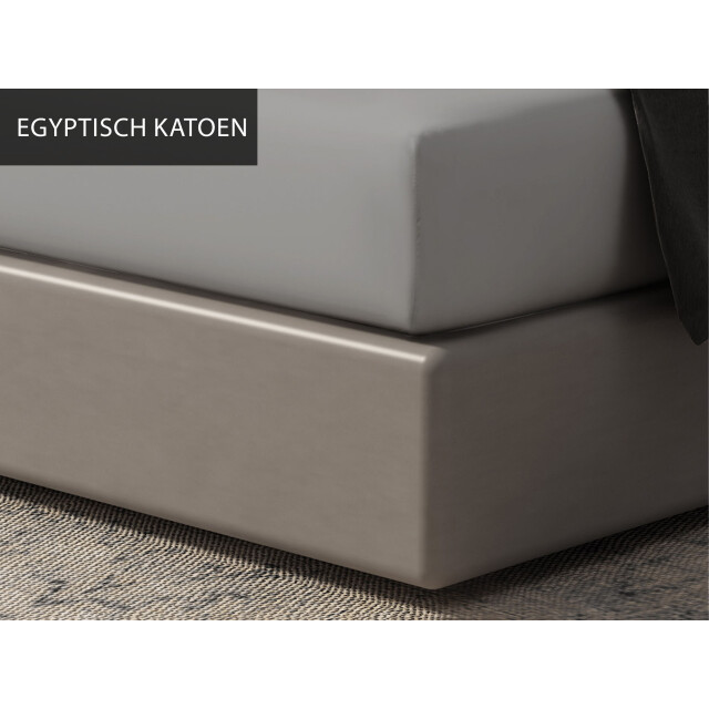 DoubleDry Luxe hoeslaken egyptisch percal katoen 90x200 licht 2825702 large