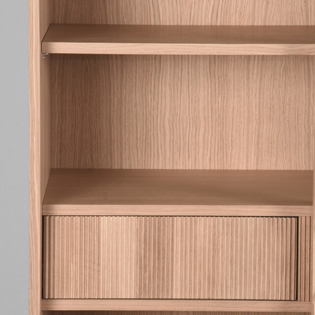 Label51 Vitrinekast jule naturel eiken 100 cm 3183597 large