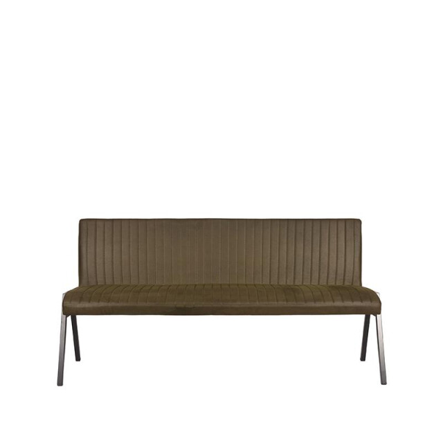Label51 Eetkamerbank matz army green microfiber 175 cm 3183217 large